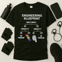 My Engineering Blueprint Funny Engineer TShirt T-Shirt