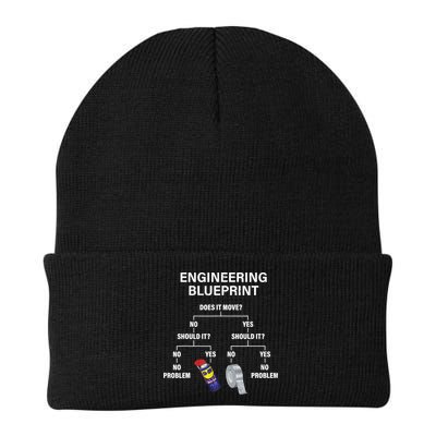 My Engineering Blueprint Funny Engineer TShirt Beanie