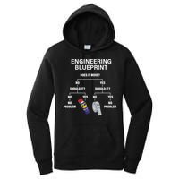 My Engineering Blueprint Funny Engineer TShirt Women's Pullover Hoodie