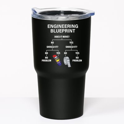 My Engineering Blueprint Funny Engineer TShirt Tumbler