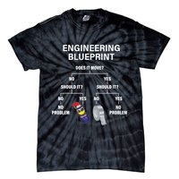 My Engineering Blueprint Funny Engineer TShirt Tie-Dye T-Shirt