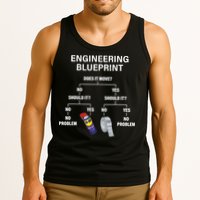 My Engineering Blueprint Funny Engineer TShirt Tank Top