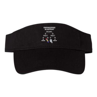My Engineering Blueprint Funny Engineer TShirt Visor