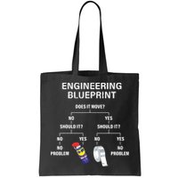 My Engineering Blueprint Funny Engineer Bag