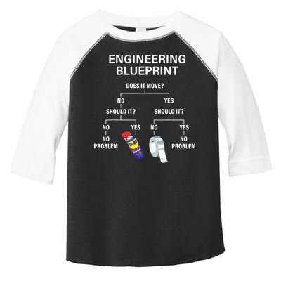My Engineering Blueprint Funny Engineer Toddler Fine Jersey T-Shirt