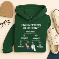My Engineering Blueprint Funny Engineer Hoodie