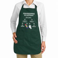 My Engineering Blueprint Funny Engineer Apron