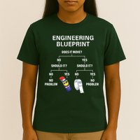 My Engineering Blueprint Funny Engineer T-Shirt