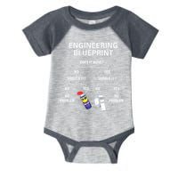 My Engineering Blueprint Funny Engineer Infant Baby Jersey Bodysuit