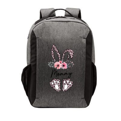 Mommy Easter Bunny Floral Leopard Print Mom Happy Easter Gift Vector Backpack