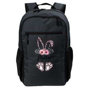 Mother Easter Bunny Floral Leopard Print Mom Happy Easter Cute Gift Daily Commute Backpack