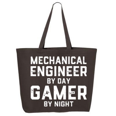 Mechanical Engineer By Day Gamer By Night Meme For Engineers 25L Jumbo Tote