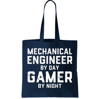 Mechanical Engineer By Day Gamer By Night Meme For Engineers Tote Bag