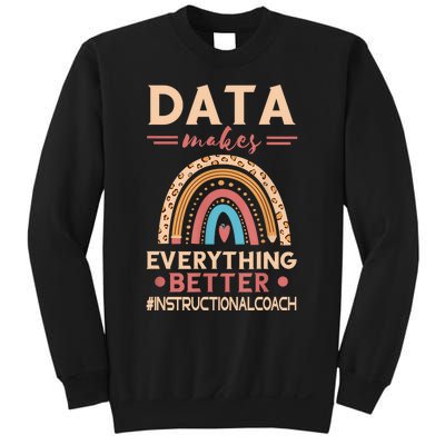 Makes Everything Better Academic Data Instructional Coach Sweatshirt