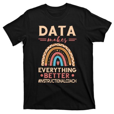 Makes Everything Better Academic Data Instructional Coach T-Shirt