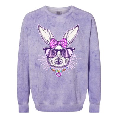 Miss Easter Bunny Matching Family Couple Colorblast Crewneck Sweatshirt