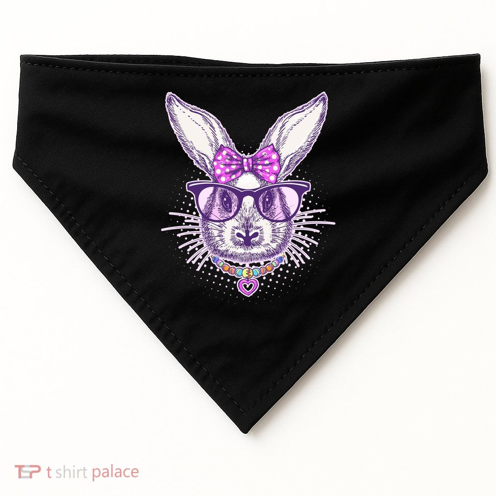 Miss Easter Bunny Matching Family Couple USA-Made Doggie Bandana