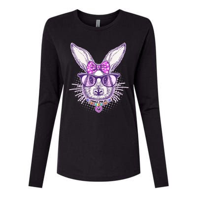 Miss Easter Bunny Matching Family Couple Womens Cotton Relaxed Long Sleeve T-Shirt