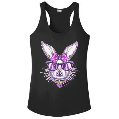 Miss Easter Bunny Matching Family Couple Ladies PosiCharge Competitor Racerback Tank