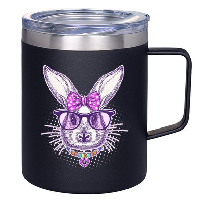 Miss Easter Bunny Matching Family Couple 12oz Stainless Steel Coffee Mug
