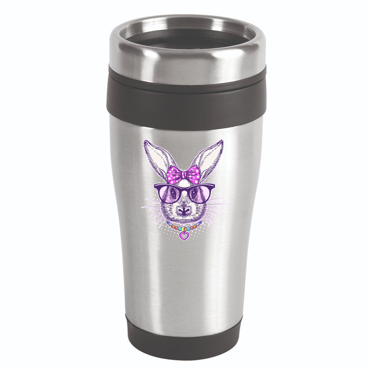 Miss Easter Bunny Matching Family Couple 16oz Travel Tumbler