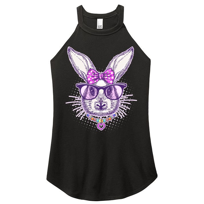 Miss Easter Bunny Matching Family Couple Women's Perfect Tri Rocker Tank