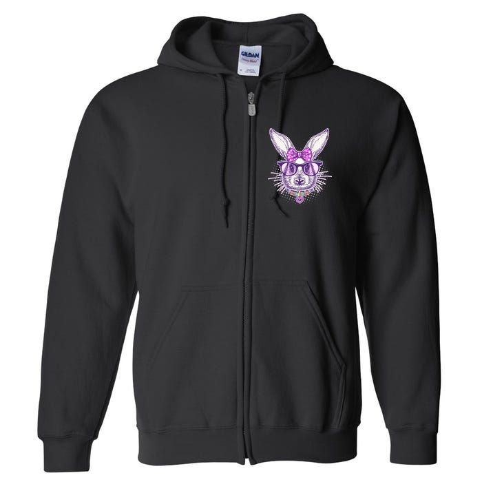 Miss Easter Bunny Matching Family Couple Full Zip Hoodie
