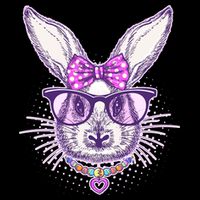 Miss Easter Bunny Matching Family Couple Full Zip Hoodie