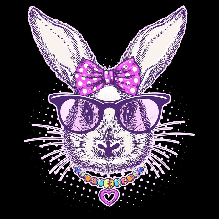 Miss Easter Bunny Matching Family Couple Full Zip Hoodie