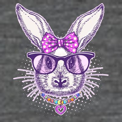 Miss Easter Bunny Matching Family Couple T-Shirt