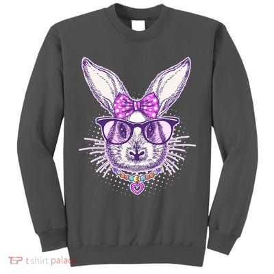 Miss Easter Bunny Matching Family Couple Tall Sweatshirt