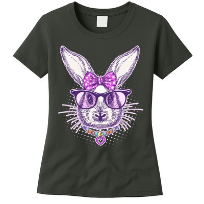 Miss Easter Bunny Matching Family Couple Womens T-Shirt