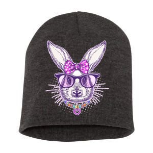 Miss Easter Bunny Matching Family Couple Short Acrylic Beanie