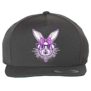 Miss Easter Bunny Matching Family Couple Wool Snapback Cap