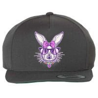 Miss Easter Bunny Matching Family Couple Wool Snapback Cap