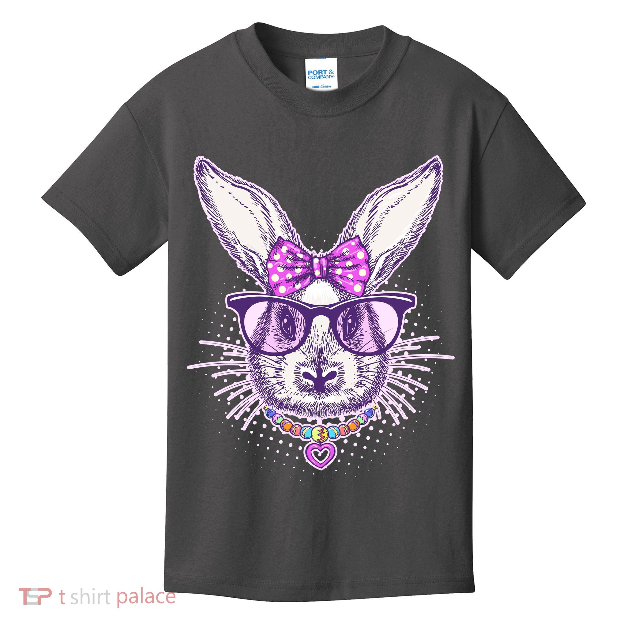 Miss Easter Bunny Matching Family Couple Kids T-Shirt