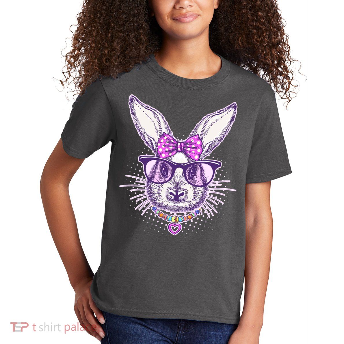 Miss Easter Bunny Matching Family Couple Kids T-Shirt