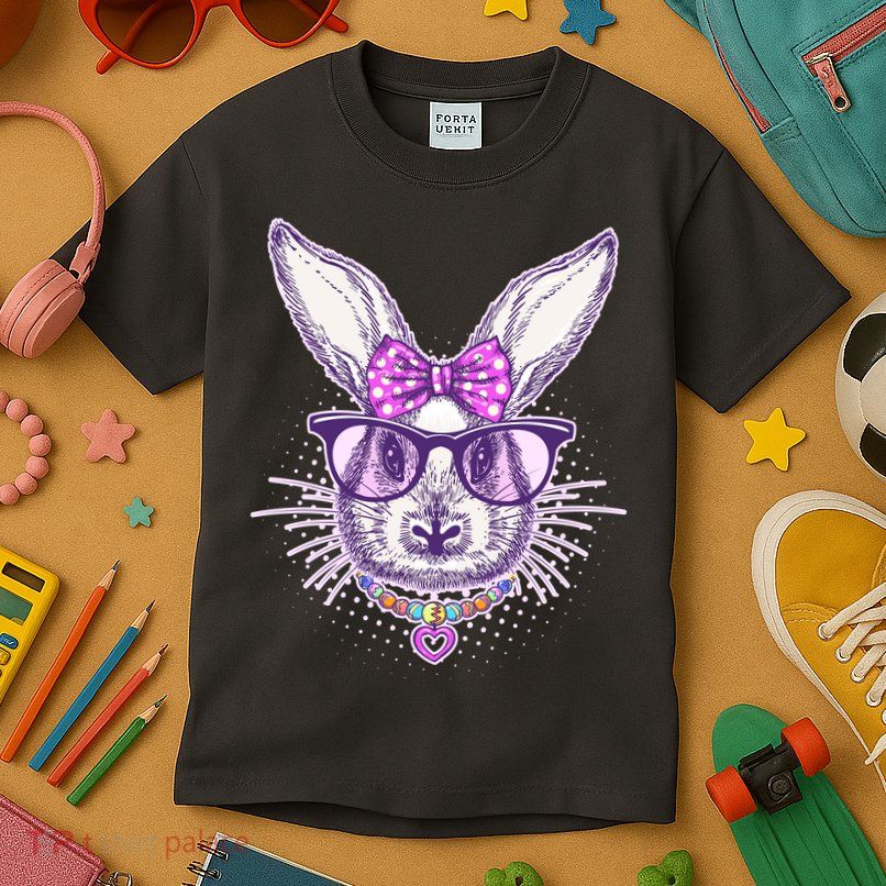 Miss Easter Bunny Matching Family Couple Kids T-Shirt