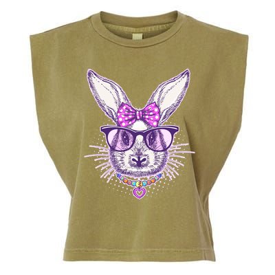 Miss Easter Bunny Matching Family Couple Garment-Dyed Women's Muscle Tee