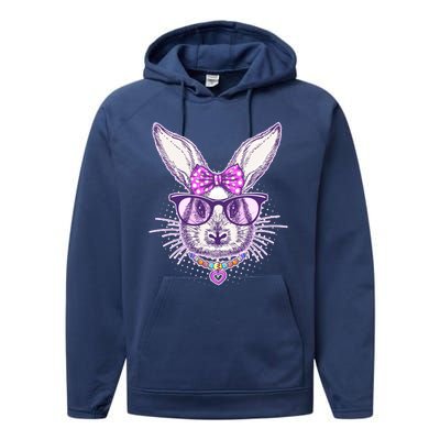 Miss Easter Bunny Matching Family Couple Performance Fleece Hoodie