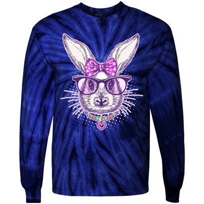 Miss Easter Bunny Matching Family Couple Tie-Dye Long Sleeve Shirt