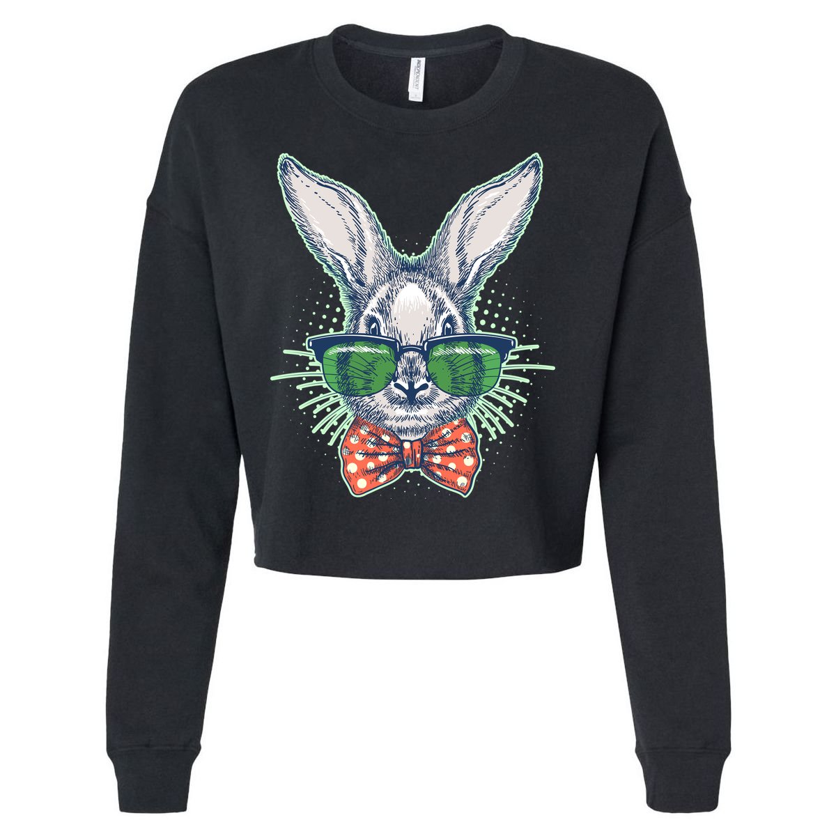 Mister Easter Bunny Matching Family Couple Cropped Pullover Crew