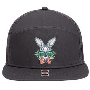 Mister Easter Bunny Matching Family Couple 7 Panel Mesh Trucker Snapback Hat