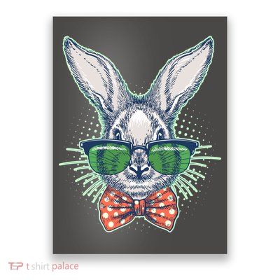 Mister Easter Bunny Matching Family Couple Poster