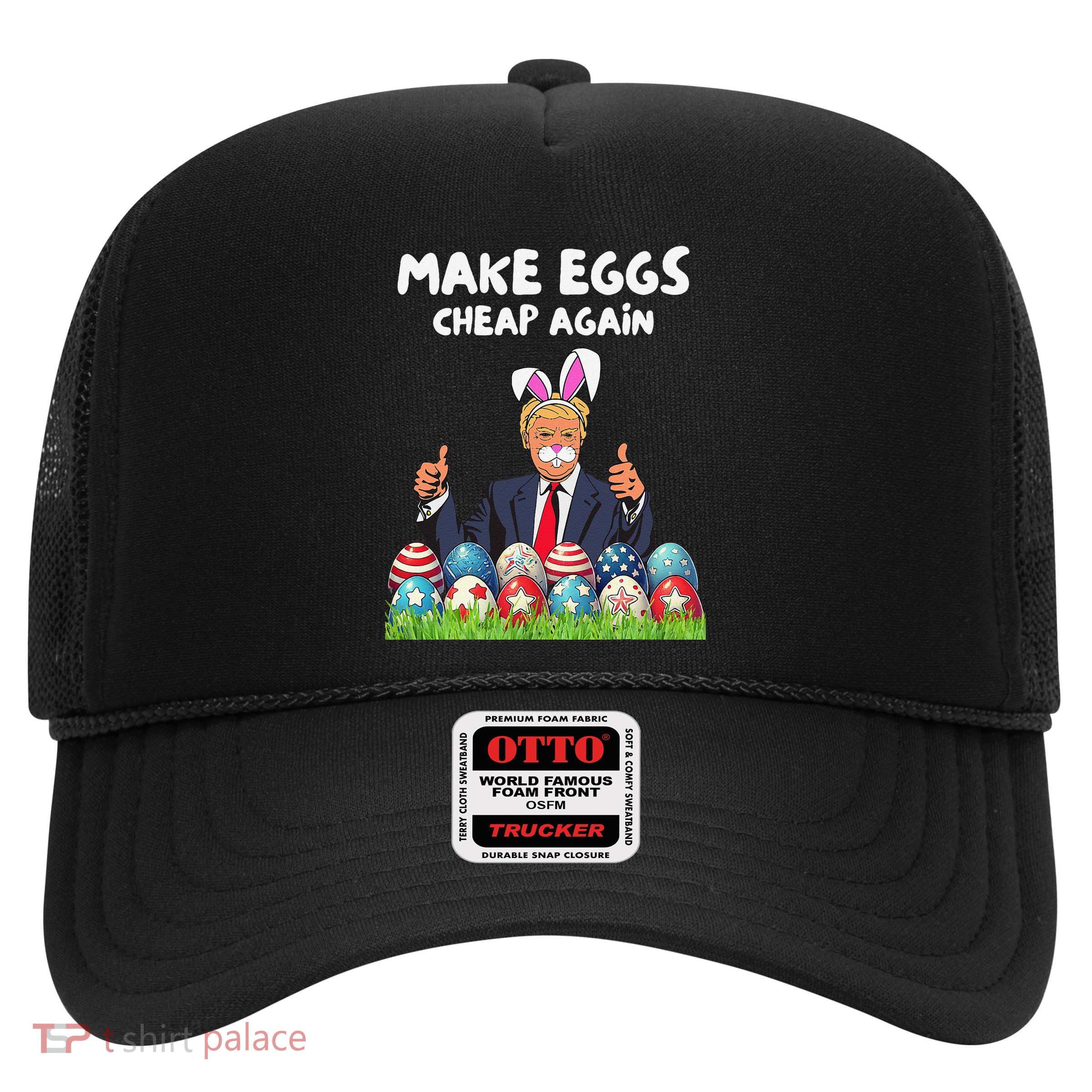Make Eggs Cheap Again Funny Trump Egg Hunt Spring .Png Trucker Hat