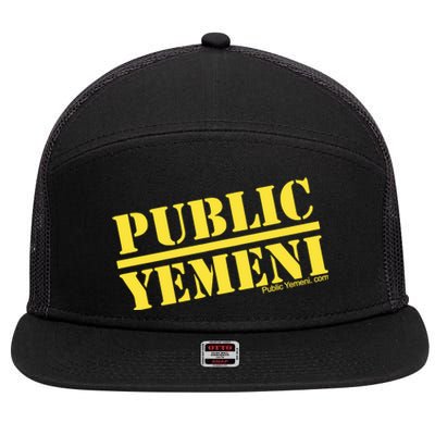 Mike Eshaq Comedian Public Yemeni 7 Panel Mesh Trucker Snapback Hat