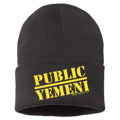 Mike Eshaq Comedian Public Yemeni Sustainable Knit Beanie