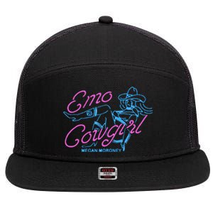 Megan Emo Cowgirl Am I Okay 7 Panel Mesh Trucker Snapback Hat