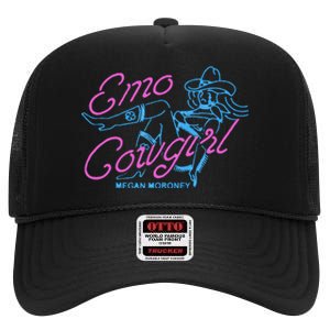 Megan Emo Cowgirl Am I Okay High Crown Mesh Back Trucker Hat