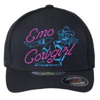 Megan Emo Cowgirl Am I Okay Flexfit Unipanel Trucker Cap